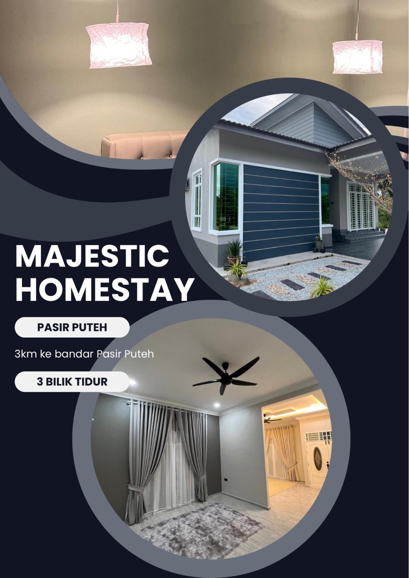 Majestic Homestay - Pasir Puteh Bagian luar foto